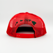 Load image into Gallery viewer, Red Leelow trucker hat.