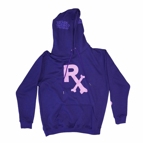 PURPLE PX LOGO HOODIE